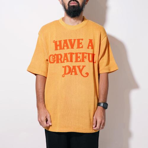 GRATEFUL DAY JACQUARD T-shirt -LOGO