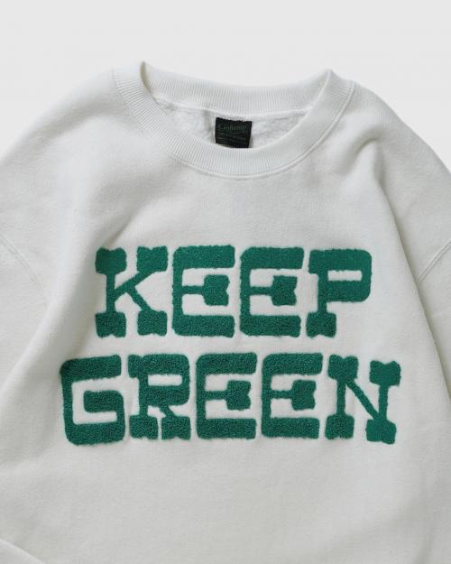 KEEP GREEN CREW SWEAT
