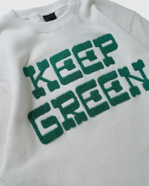 KEEP GREEN CREW SWEAT
