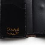 SHORT WALLET(三つ折)／PECOS HARD LEATHER×泥染め／GOWEST×ＲeACT