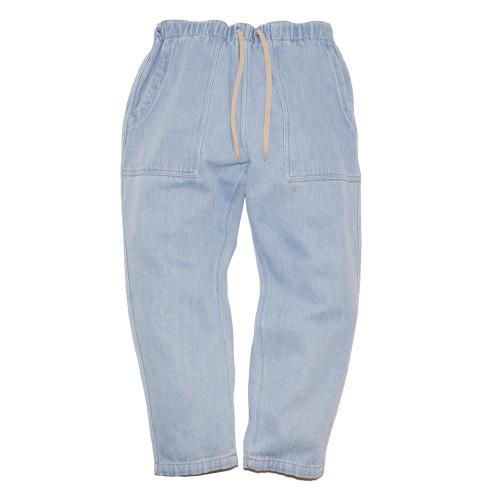 BAKERS BANQUET PANTS／Washed Loose Drill Denim